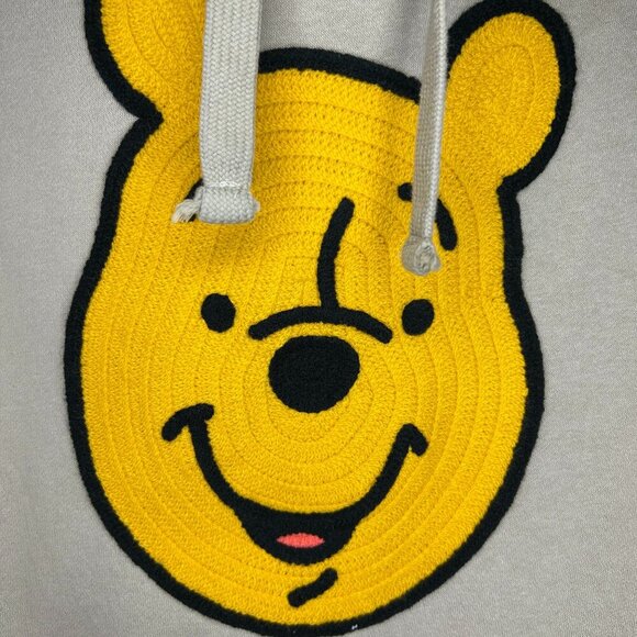 Disney Winnie the Pooh Embroidered Hoodie | XL | Sand Beige - Picture 1 of 5